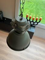 2 Industriele hanglampen eethoek bar eetafel vintage, Ophalen, Gebruikt, Metaal, 50 tot 75 cm