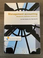 Management accounting, Boeken, Zo goed als nieuw, Noordhoff Uitgevers, Alpha, HBO