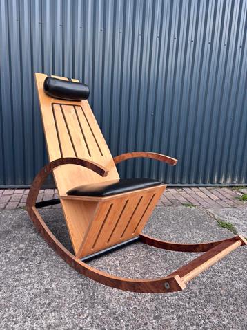 Vintage stoel schommelstoel design