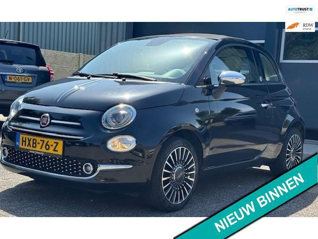 Fiat 500C 1.2 Young CABRIO MET ZWART CABRIO DAK BLACK EDITIO, Auto's, Fiat, Bedrijf, Te koop, 500C, ABS, Airbags, Airconditioning
