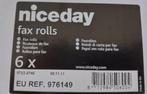 Niceday art. nr. 976149 faxrollen 210mm x 127mm x 30m, Ophalen of Verzenden, Nieuw, Toebehoren