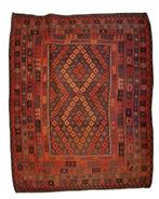 Groot Tribal Kelim afganistan 310x250 wollen vloerkleed, Huis en Inrichting, Stoffering | Tapijten en Kleden, 1185VB, De Handelmaatschappij