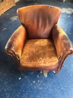 Schapen leren fauteuil, Ophalen of Verzenden