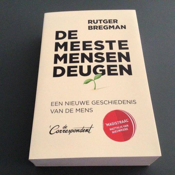 Rutger Bregman - De meeste mensen deugen - NIEUW, Boeken, Politiek en Maatschappij, Nieuw, Maatschappij en Samenleving, Wereld