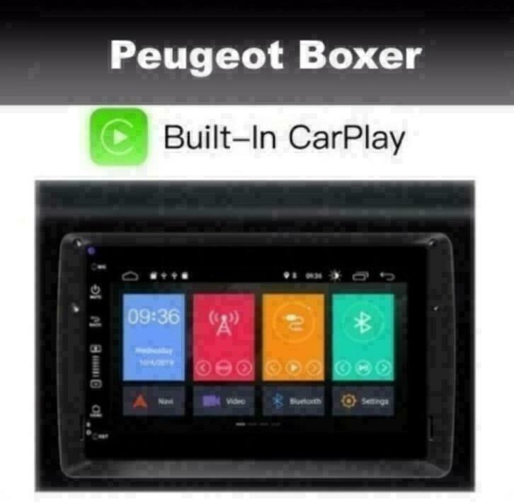 Peugeot Boxer radio navigatie android 10 wifi dab  carplay, Auto diversen, Autoradio's, Ophalen of Verzenden