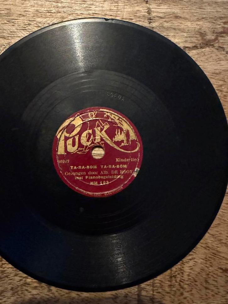 78 toeren 6” platen diverse labels en mapje, Cd's en Dvd's, Vinyl | Klassiek, Gebruikt, Vocaal, Overige formaten, Ophalen of Verzenden
