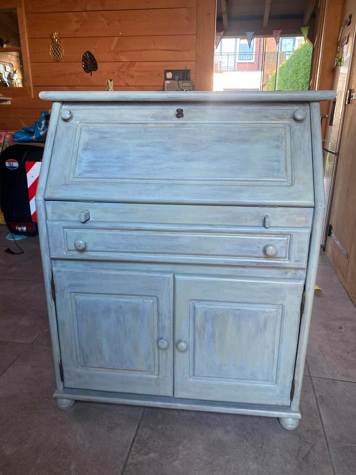 Vintage secretaire kastje, Huis en Inrichting, Kasten | Secretaires, Zo goed als nieuw, Ophalen