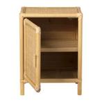 2x rotan nachtkastjes Bali met deurtje en plank, Huis en Inrichting, Ophalen, Overige materialen, Minder dan 45 cm, 55 tot 70 cm