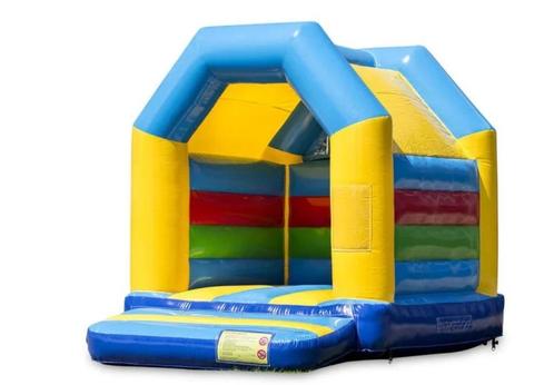 Midi Standaard Springkussen te huur 65,- incl btw, Hobby en Vrije tijd, Feestartikelen | Verhuur, Zo goed als nieuw, Overige, Ophalen