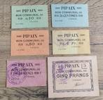 Complete set noodgeld Pipaix 1940, Verzenden, Setje