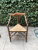 Te koop mooie oude stoel, Riet of Rotan, Gebruikt, Bruin, Eén