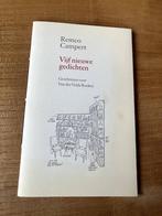 Vijf nieuwe gedichten van Remco Campert, Ophalen of Verzenden, Remco Campert