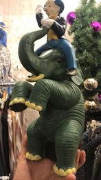 Clown op Olifant Vintage Beeld, Ophalen of Verzenden