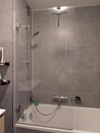 Badwand 80cm - Vaste glazen wand, Ophalen, Gebruikt, Met bad