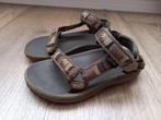 * Nette bruin groene Teva sandalen, mt 29 (draagmaat 30/31), Gebruikt, Verzenden, Jongen of Meisje, Overige typen