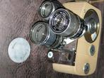 Sankyo 8-e opwind filmcamera met 3 voorzet lenzen vintage, Ophalen, Filmcamera