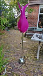 Vintage tulpenlamp, Huis en Inrichting, Lampen | Vloerlampen, Ophalen, 100 tot 150 cm, Vintage, Zo goed als nieuw