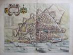 Stadsplattegrond Novio Magum Nijmegen 1649, Boeken, Atlassen en Landkaarten, Nederland, Voor 1800, Joan Blaeu, Overige typen