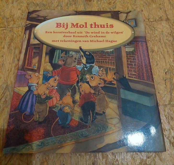Kerstverhaal Bij Mol thuis dustjacketHardcover izgst Grahame, Boeken, Prentenboeken en Plaatjesalbums, Zo goed als nieuw, Prentenboek