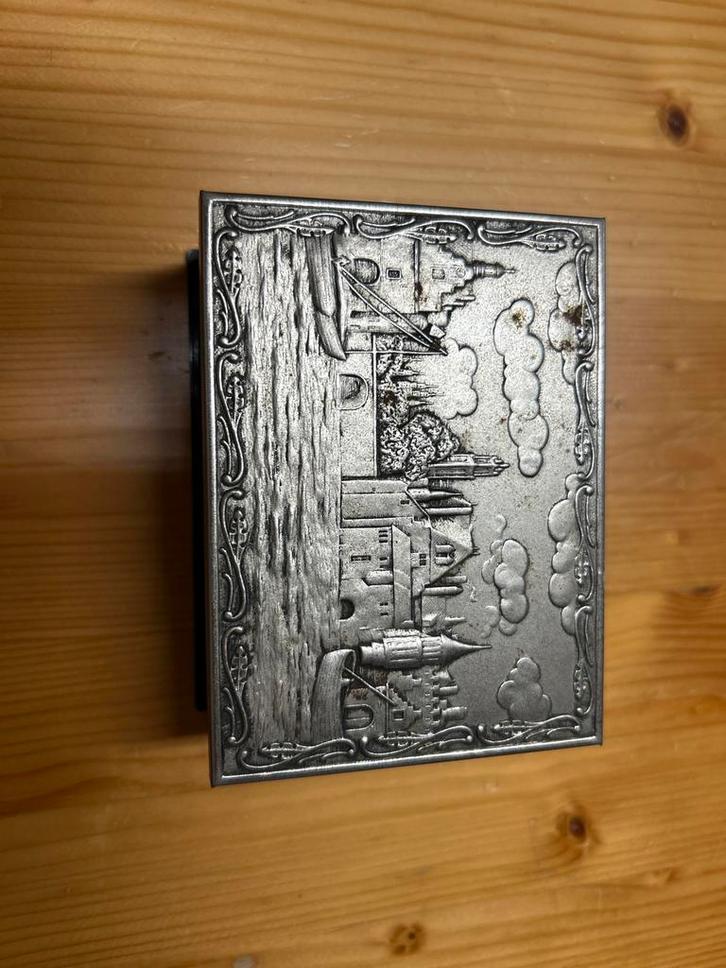 Vintage Sieradendoosje met Stadsgezicht, Antiek en Kunst, Antiek | Overige Antiek, Ophalen of Verzenden