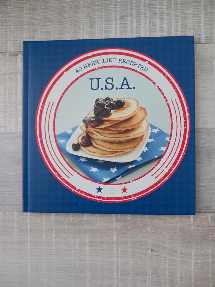 Kookboek: Heerlijke Recepten uit de USA, Boeken, Kookboeken, Gelezen, Voorgerechten en Soepen, Hoofdgerechten, Tapas, Hapjes en Dim Sum
