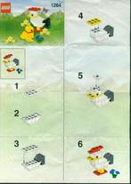 Lego Paaskippetjes 1264 uit 2000, Ophalen of Verzenden, Zo goed als nieuw, Complete set, Lego