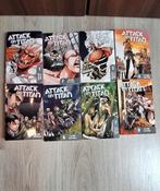 Attack on Titan manga vol 1-8, Meerdere comics, Ophalen of Verzenden, Zo goed als nieuw, Japan (Manga)