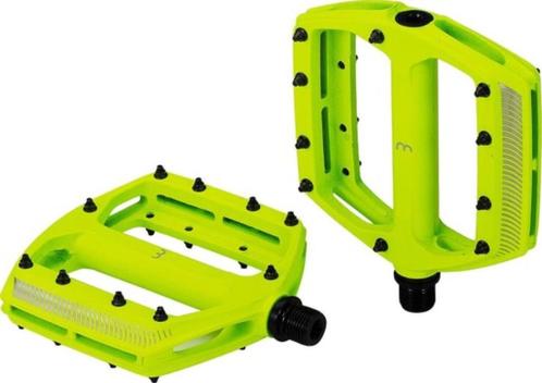 BBB Cycling Fietspedalen Mountainbike - Aluminium - Geel, Fietsen en Brommers, Fietsonderdelen, Zo goed als nieuw, Mountainbike