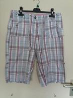 Een geruite korte broek, met verstelbare pijpen., Maat 38/40 (M), Overige kleuren, Kort, Miss Etam.