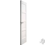 Paneeldeur binnendeur 4 vlakken wit voorgelakt stomp, Doe-het-zelf en Verbouw, Deuren en Horren, Niet ingevuld, 80 tot 100 cm