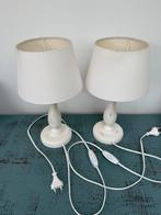 2 lampen wit, Ophalen of Verzenden, Gebruikt, Minder dan 50 cm