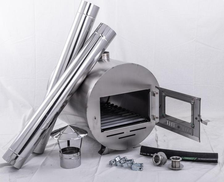 RVS/aluminium hottub/zwembad houtkachels voor bijverwarming, Tuin en Terras, Bubbelbaden en Hottubs, Nieuw, Vast, Ophalen