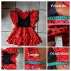 Flamenco jurk zwart rood, Kinderen en Baby's, Carnavalskleding en Verkleedspullen, Meisje, Verzenden