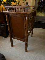 Antiek eiken flessenrek, Ophalen of Verzenden, Gebruikt, Eikenhout