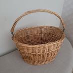 Rieten fietsmand met hengsel, Ophalen of Verzenden