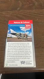 30% korting bij aviodrome, Tickets en Kaartjes, Kortingen en Cadeaubonnen, Drie personen of meer, Kortingsbon