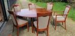 Kersenhout eetkamer tafels stoelen en meubelen, Huis en Inrichting, Ophalen, Zo goed als nieuw, Vijf personen of meer, Kersenhout