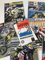 9 stuks SBK TT Assen Grand Prix Motogp, Verzamelen, Tijdschriften, Kranten en Knipsels, Ophalen of Verzenden, Tijdschrift, 1980 tot heden