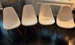 Eames Plastic Chair 4x, wit, Huis en Inrichting, Ophalen, Tijdloos design, Kunststof, Wit