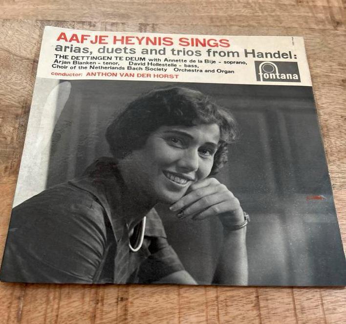 Aafje Heinis zingt Handel - Dettingen Te Deum, Cd's en Dvd's, Vinyl Singles, Zo goed als nieuw, Ophalen of Verzenden