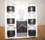 Luxe whiskey set met paardenhoofden, Antiek en Kunst, Antiek | Glas en Kristal, Ophalen of Verzenden