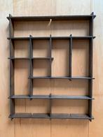 Vintage retro letterbak hout 50 x 40 cm, Ophalen of Verzenden, Gebruikt