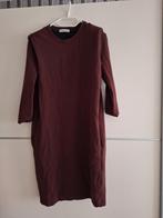 Jurk vanilia Bordeauxrood rood, feestjurk, kerstjurk, maat s, Vanilia, Ophalen of Verzenden, Zo goed als nieuw, Knielengte