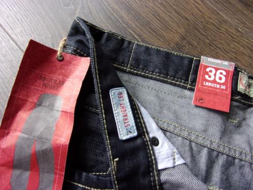 JEANS SPIJKERBROEK/NIEUW MAAT 36/30 DIEP D.BLAUW/STRAIGHTLEG, Kleding | Heren, Spijkerbroeken en Jeans, Nieuw, W36 - W38 (confectie 52/54)