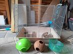 Hamsterkooi, Dieren en Toebehoren, Knaagdieren en Konijnen | Hokken en Kooien, Kooi, Gebruikt, Minder dan 75 cm, Hamster