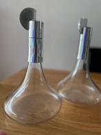 2 Decanteer wijnkaraf, Antiek en Kunst, Antiek | Glas en Kristal, Ophalen of Verzenden