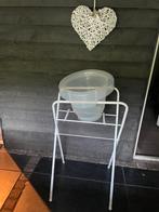 Tummy tub babybadje met standaard inklapbaar, Ophalen of Verzenden, Zo goed als nieuw, Badje, Bébé-jou
