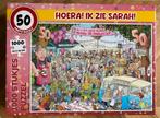 Hoera sarah 50 jaar puzzel 1000 stukjes, Ophalen, 500 t/m 1500 stukjes, Zo goed als nieuw