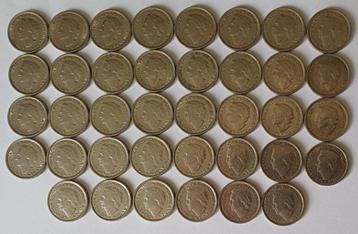 38 Wilhelmina kwartjes 1948 beschikbaar voor biedingen