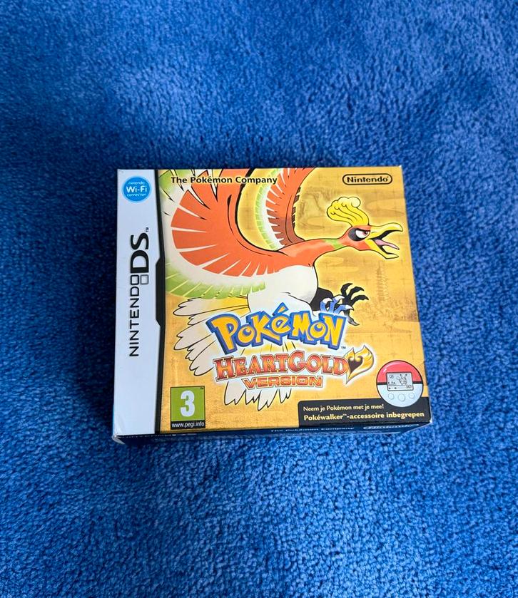 Pokémon HeartGold Version & PokéWalker in Doos, Spelcomputers en Games, Games | Nintendo DS, Zo goed als nieuw, Overige genres